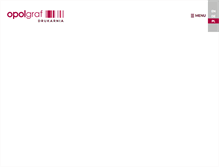Tablet Screenshot of opolgraf.com.pl